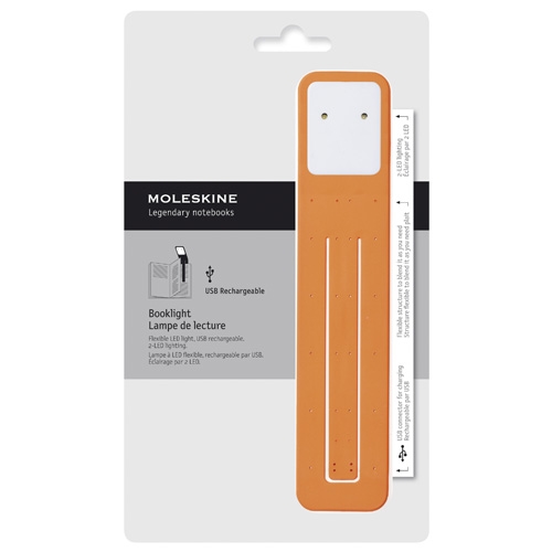 Boekleeslampje Booklight Orange Moleskine 9788866134695